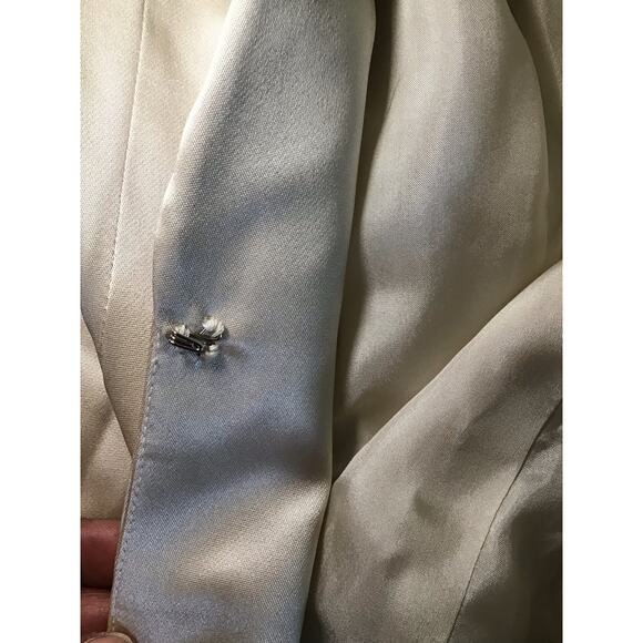 Women Silk Scallop Collar Blazer Sz. 4 NWT Whitney Eve 100% Silk Jacket - Picture 6 of 12